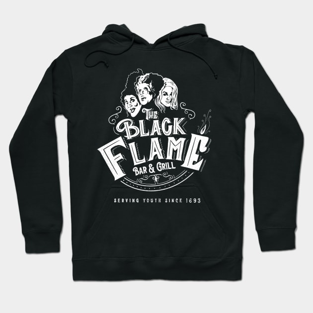 The Black Flame Bar & Grill Hoodie by TinBot